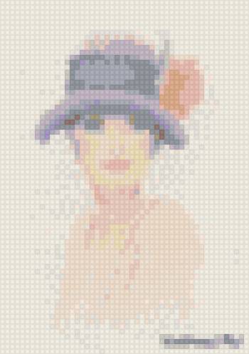 леди - вышивка бисер - предпросмотр