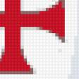 Предпросмотр схемы вышивки «тамплиерский щит» (№626044)