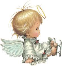 Ангел - крылья, коньки, дети, ангел - оригинал