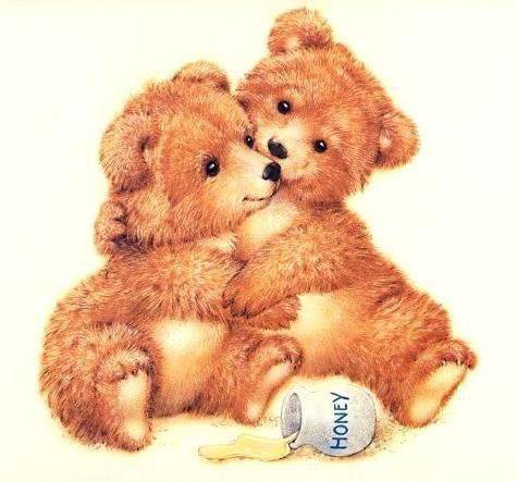 Два товарища - мишки, игрушки - оригинал