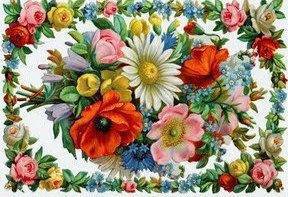 цветочное панно - цветы, букет - оригинал