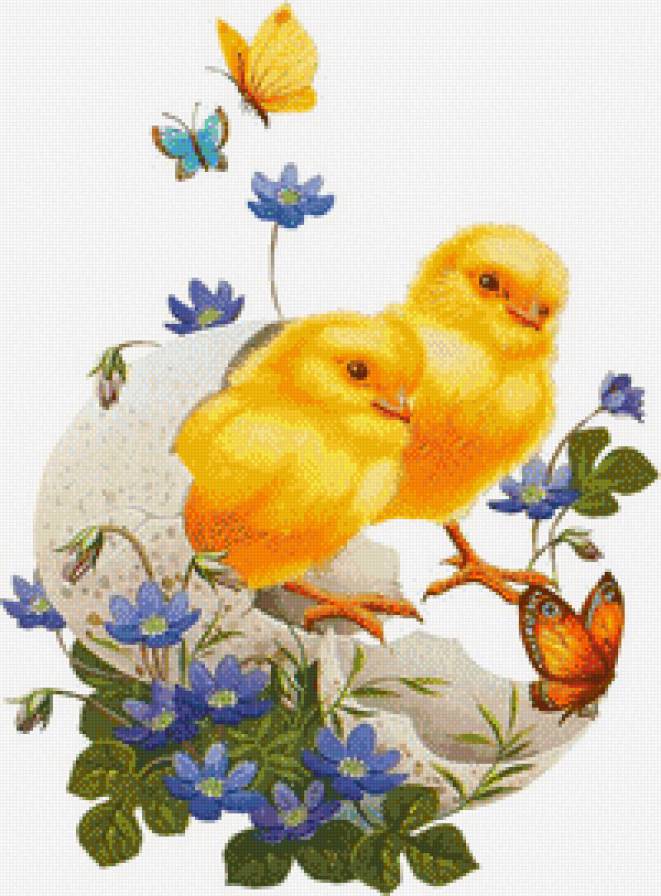 Пасхальная  картинка - предпросмотр