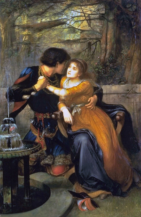 Charles Edward Halle - Paolo and Francesca - оригинал