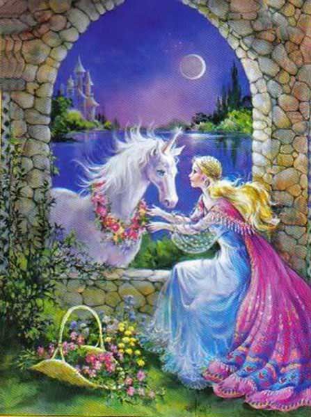 принцесса и единорог - фентези - оригинал