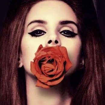 лана дель рей - девушка, цветок, лана дель рей - оригинал