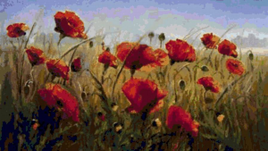 поле маков - маки - предпросмотр