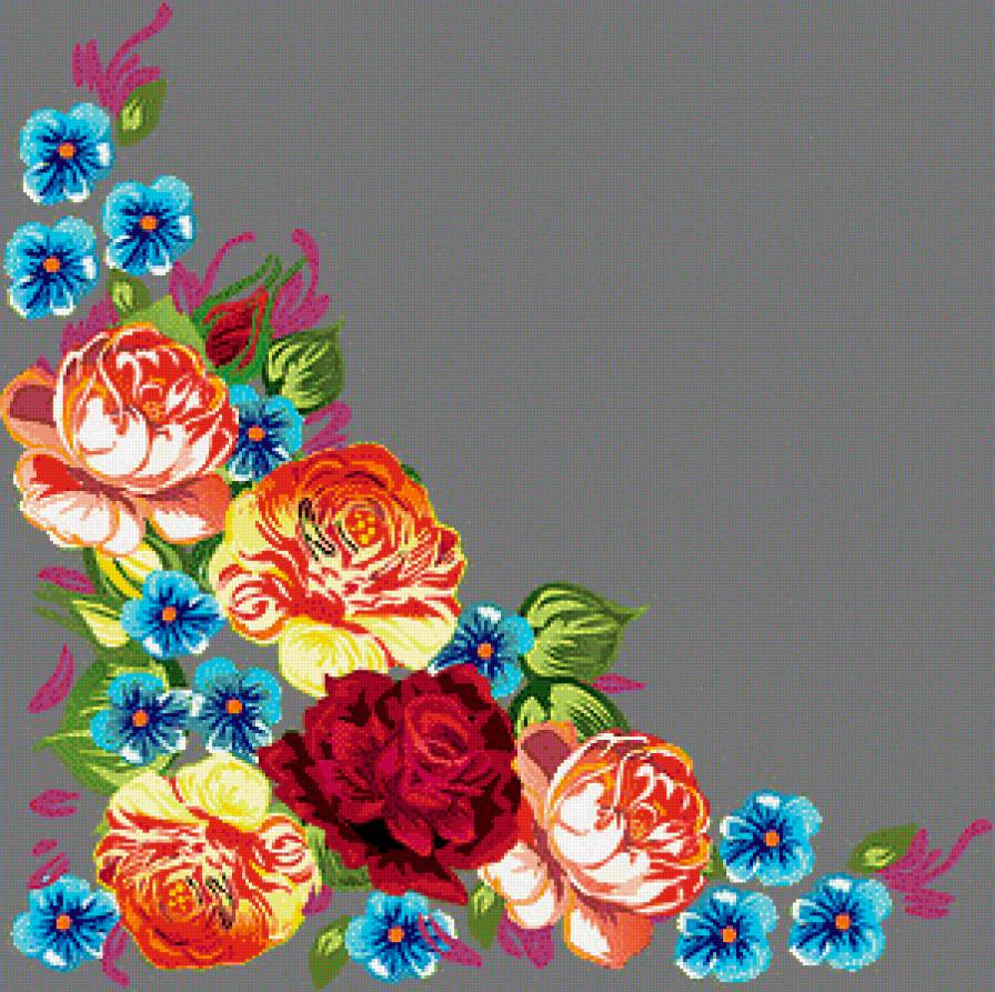 Цветочный уголок - уголок, цветы - предпросмотр