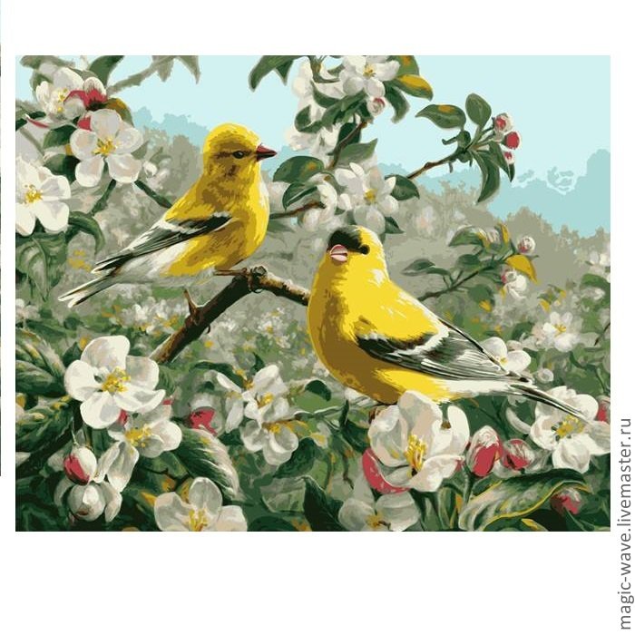 птички - птицы, животные - оригинал