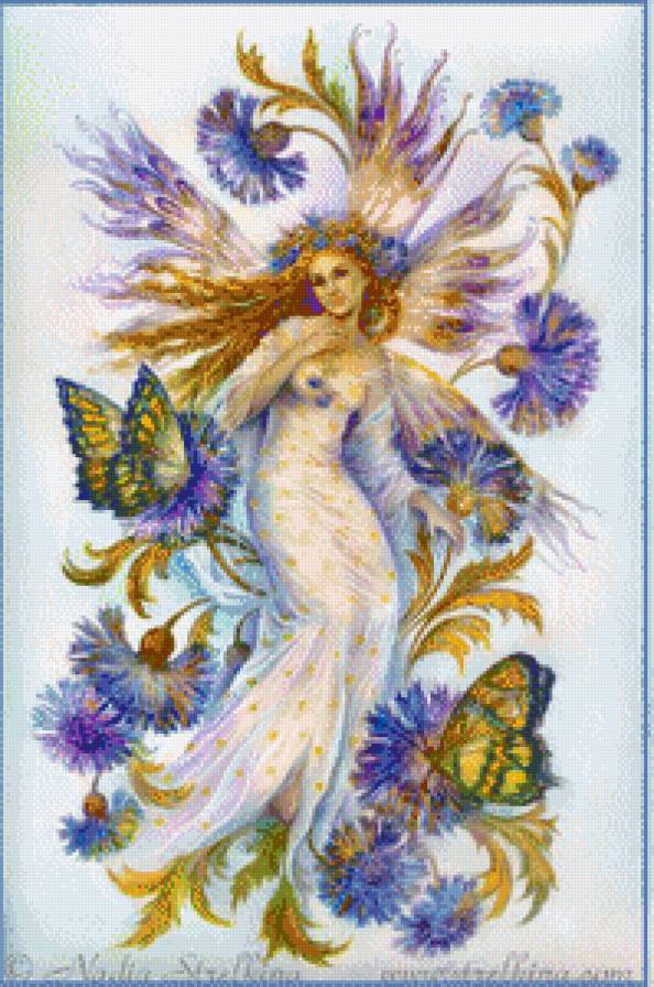 девущка-цветок - девушки - предпросмотр