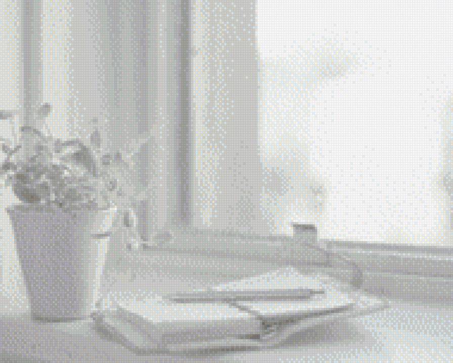 Белое утро - книга, утро, белое, окно - предпросмотр