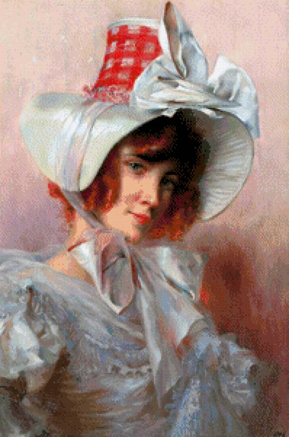 дама в шляпе - женщины - предпросмотр