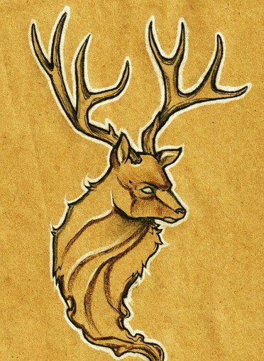 Ферт - олень - оригинал