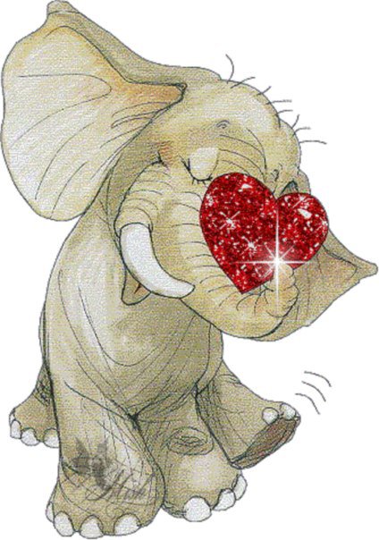 слоник-романтик - подарок. слон, животные, любовь - оригинал