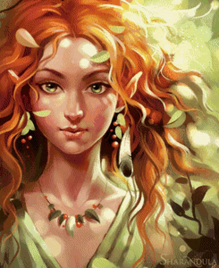 Девушка - красавица, девушка, фэнтези - предпросмотр