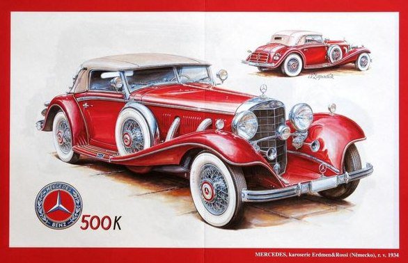 MERCEDES 500K - машины - оригинал