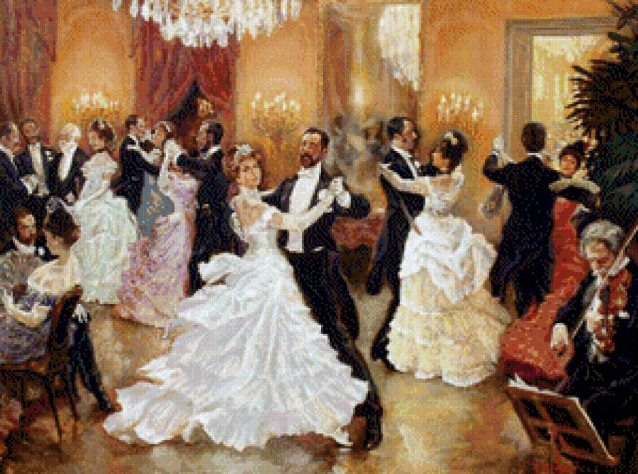 бал - люди, пара, танец - предпросмотр