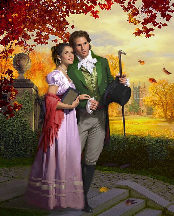 Джейн Остин - люди, пара - оригинал