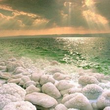 Схема вышивки «Мертвое море,Израиль»