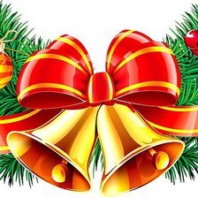 Схема вышивки «Рождественские колокольчики»