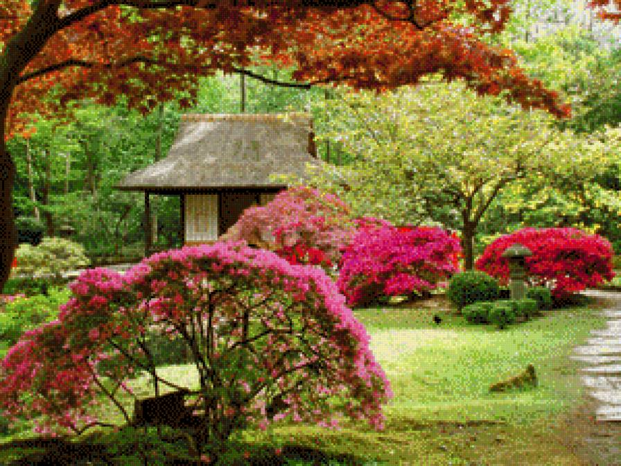Японский сад - предпросмотр