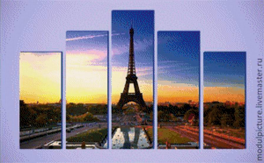 полиптих Париж - картина - предпросмотр