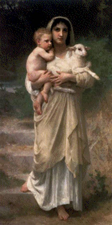 крестьянка с ребенком - женщины - предпросмотр