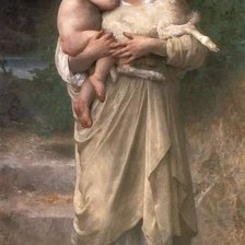 крестьянка с ребенком