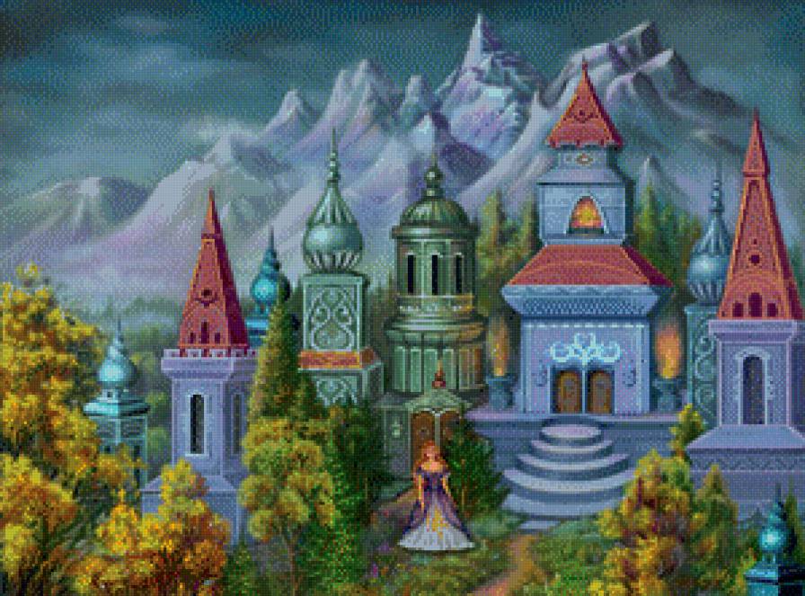 сказочный замок - предпросмотр