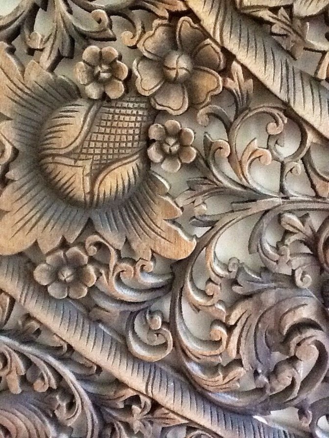 Резьба по дереву - резьба, узор, дерево, абстракт - оригинал