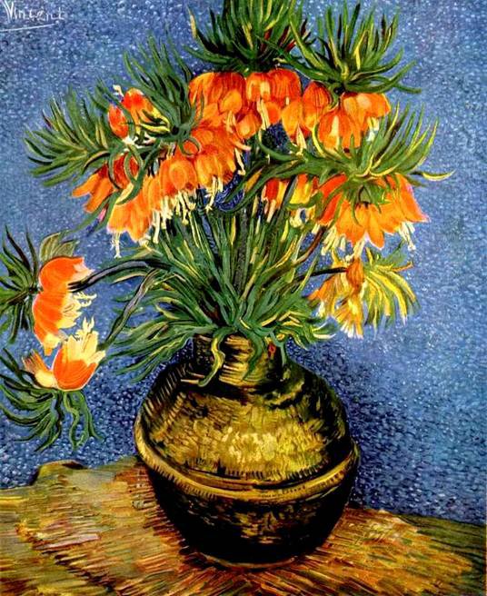 Рябчик в бронзовой возе (Ванг Гог) - оригинал