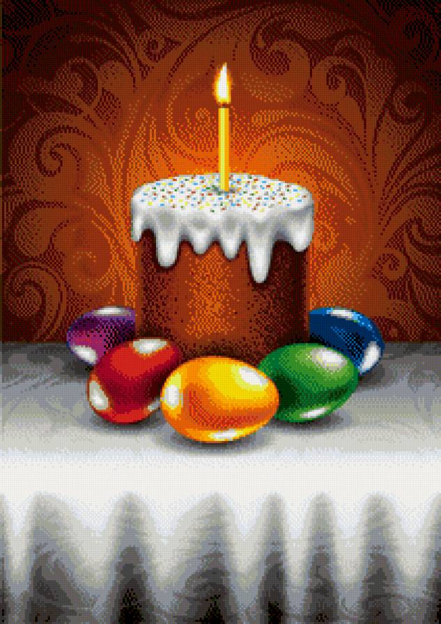 Пасхальный кулич - праздник, религия, пасха, христианство - предпросмотр