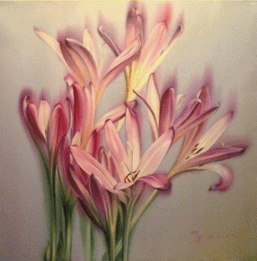 Лилии - цветы - предпросмотр
