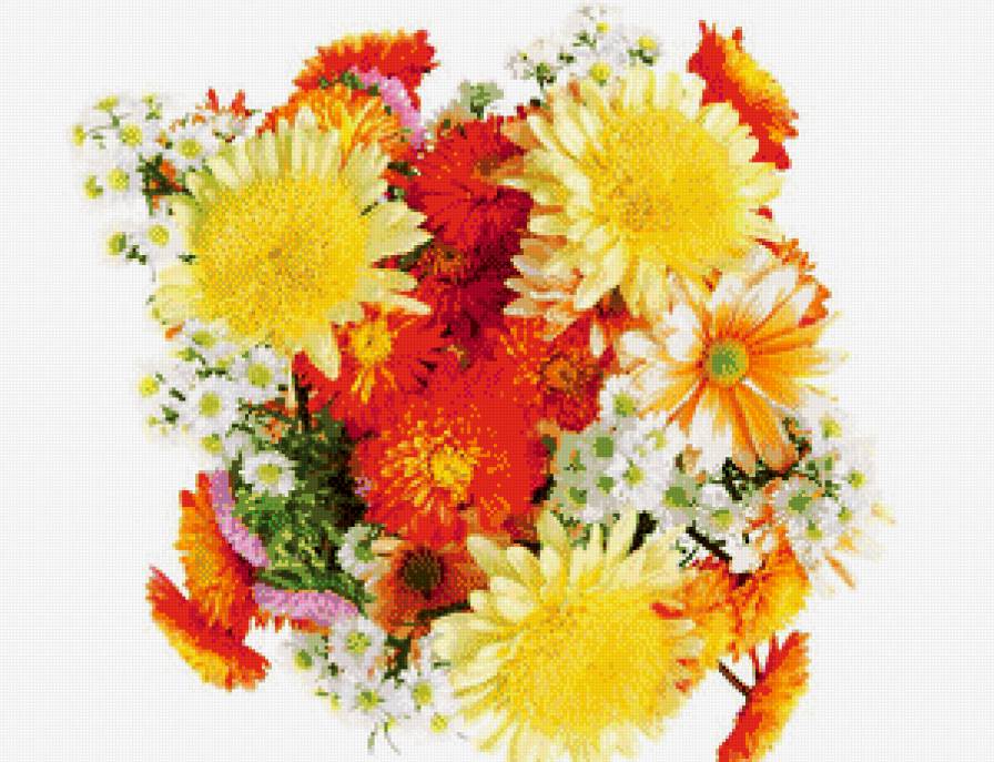 цветы - букет, цветы - предпросмотр