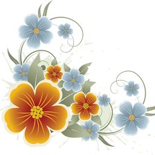 Оригинал схемы вышивки «цветы» (№630594)