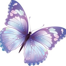 Схема вышивки «бабочка»