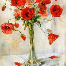 Схема вышивки «маки»