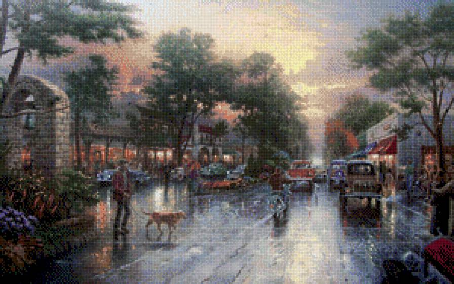 Thomas Kinkade - gorod - предпросмотр