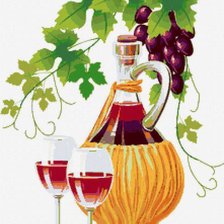 Оригинал схемы вышивки «вино» (№630964)