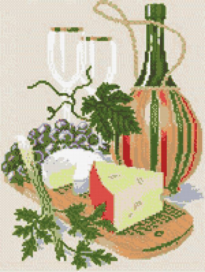 вино2 - сыр, вино, виноград - предпросмотр