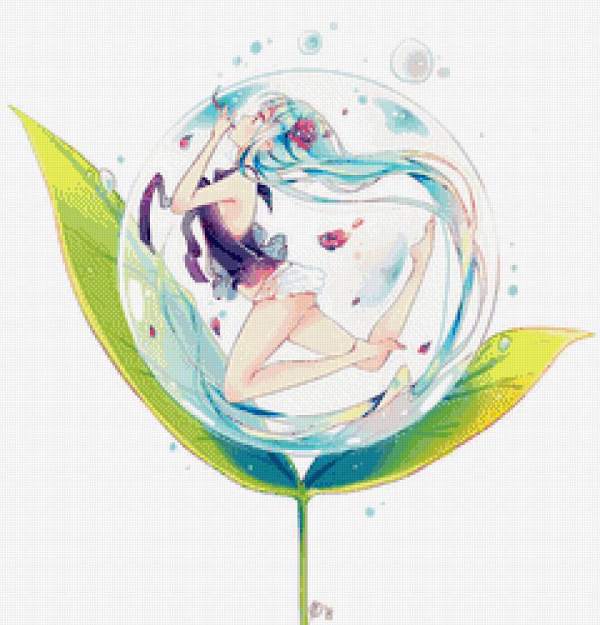 Лёгкость - аниме, девушка - предпросмотр