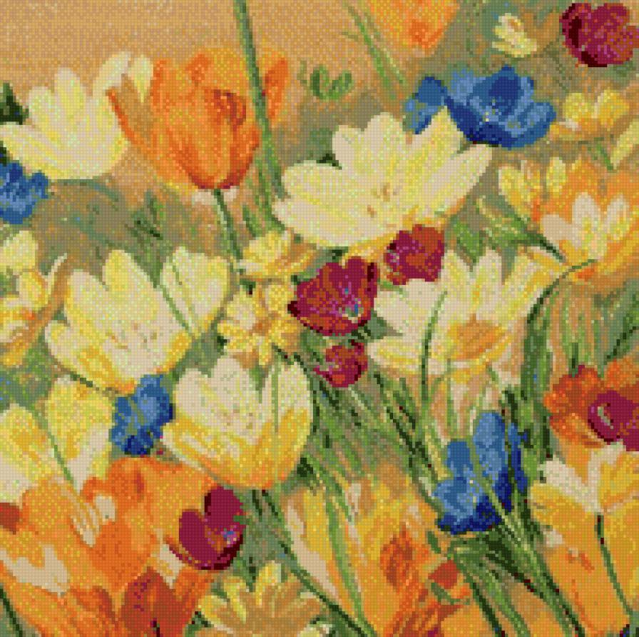 цветы - цветы, поляна, весна - предпросмотр