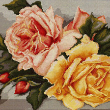 Схема вышивки «розы»