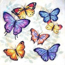 Оригинал схемы вышивки «бабочки» (№631351)