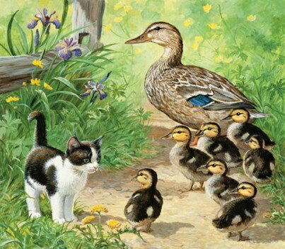 встреча - картина - оригинал