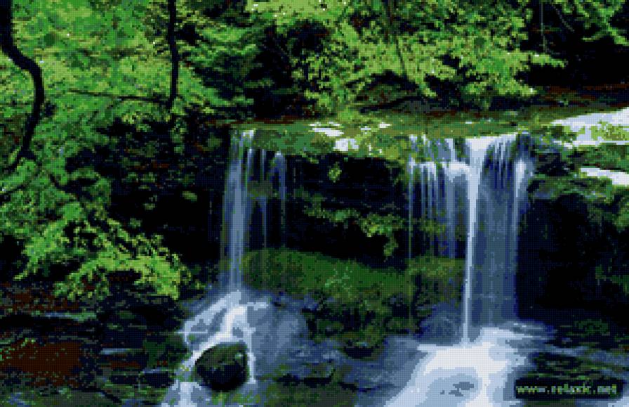 водопад - водопад, природа - предпросмотр