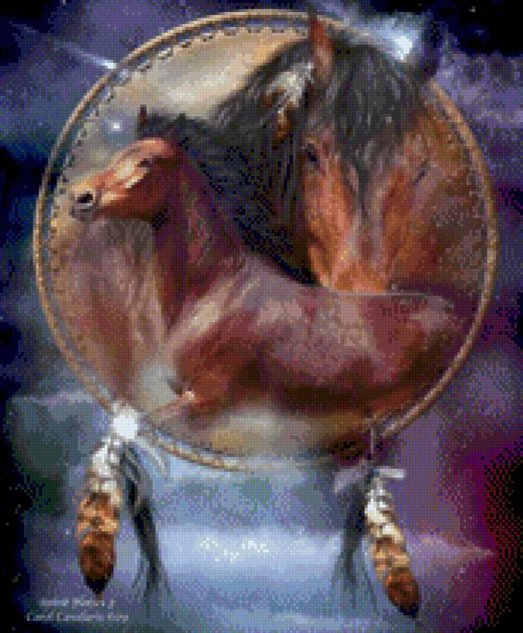 Дух коня (Carol Cavalaris) - конь, каваларис, тотем - предпросмотр