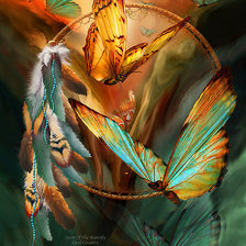 Схема вышивки «Дух бабочки (Carol Cavalaris)»