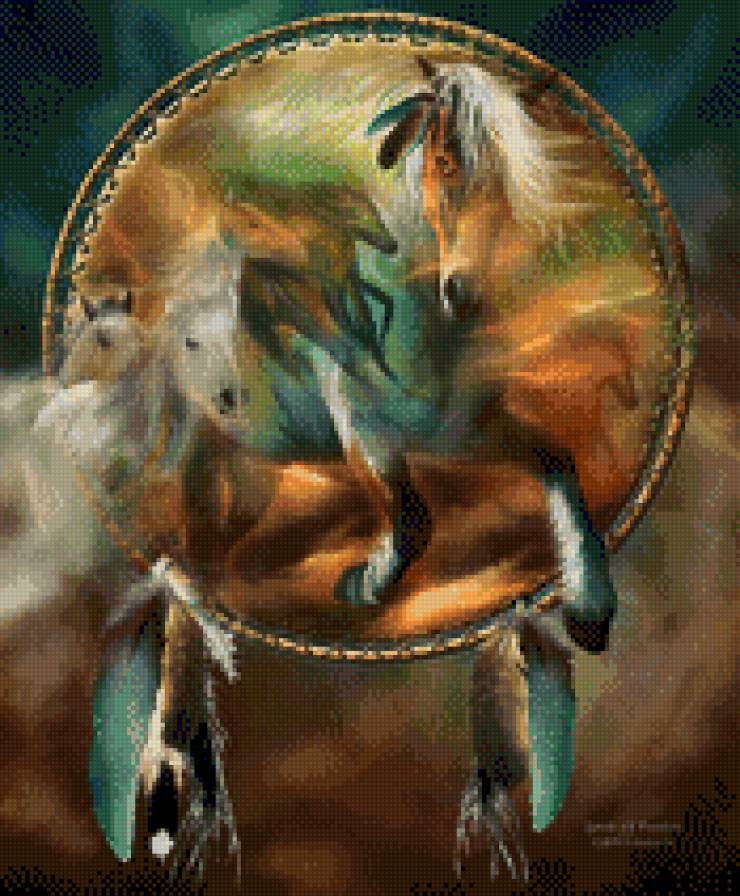 Дух свободы (Carol Cavalaris) - каваларис, лошадь, тотем, свобода - предпросмотр