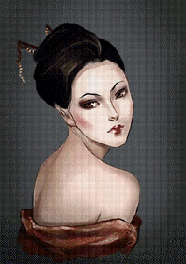 Азиатка - девушка, красавица, азия - предпросмотр