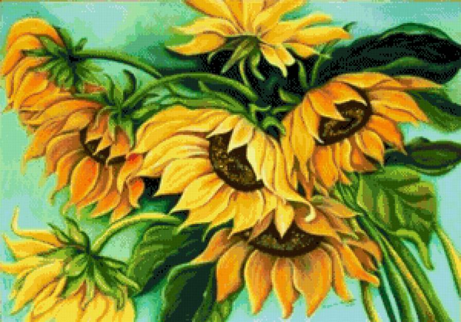 №631784 - подсолнухи - предпросмотр